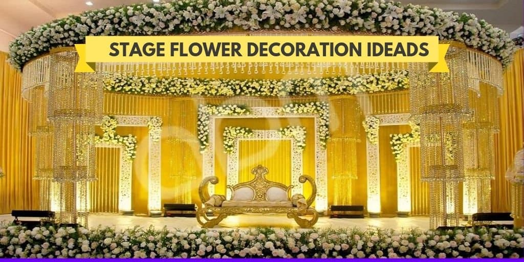 Stage Flower Decoration In Marriage