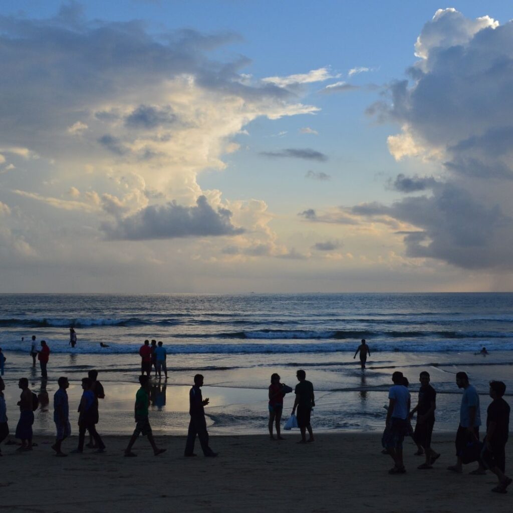 Calangute beach view, Goa, India